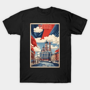 Tyumen Russia Vintage Travel Tourism T-Shirt